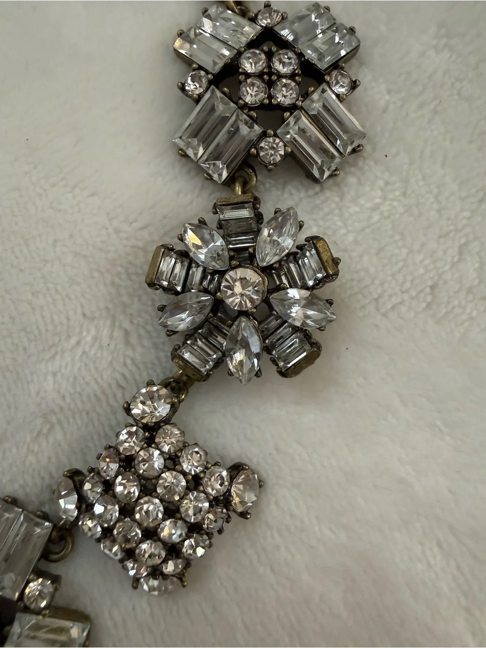 J. Crew Vintage Art Deco Inspired Statement Necklace